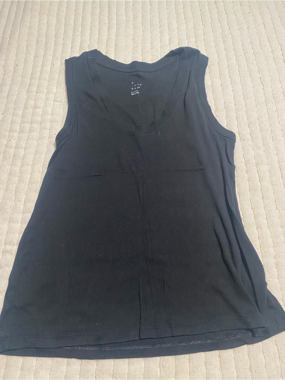 a new day Black Scoop Neck Tank Top